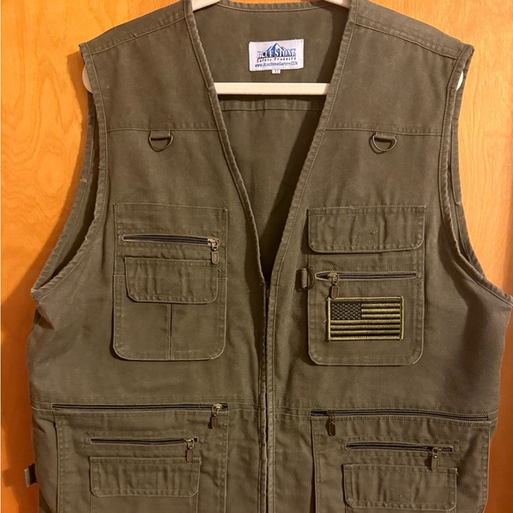 Bluestone Outback Reactor Concealed Carry Vest XL Olive GreenTactical 14 Pockets - Picture 1 of 7